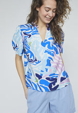 Bluse Girpa in Blue/Multi