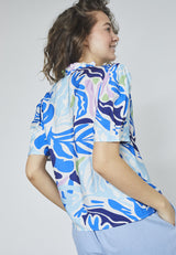 Bluse Girpa in Blue/Multi