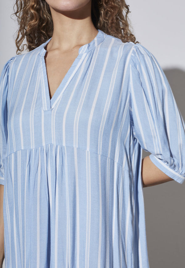 Kleid Ibon in Blue/Cream