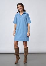 Kleid Inusa Tunic in Light Blue Denim