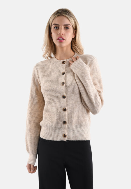Cardigan Lui in Sand Melange