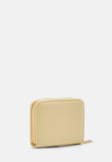 Seidenfelt Ylva – Kompakte Brieftasche in Butter Yellow