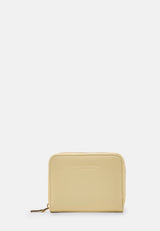 Seidenfelt Ylva – Kompakte Brieftasche in Butter Yellow