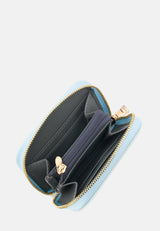 Seidenfelt Ylva – Kompakte Brieftasche in Sea Salt Blue