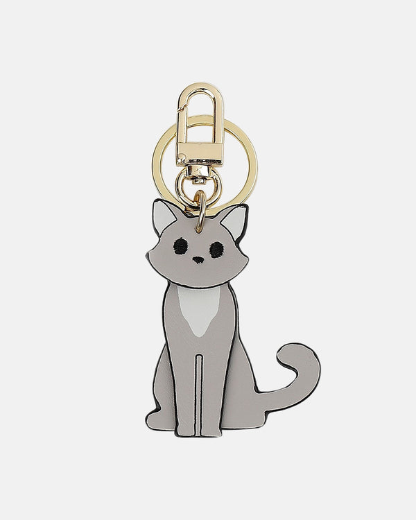 Schlüsselanhänger My Cat in Grey/Gold