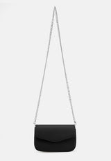 Crossbody-Tasche mit Kette VANJA - Schwarz