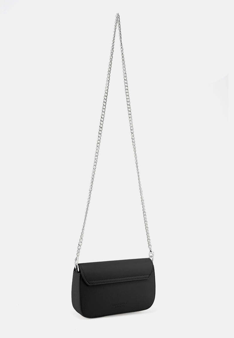 Crossbody-Tasche mit Kette VANJA - Schwarz