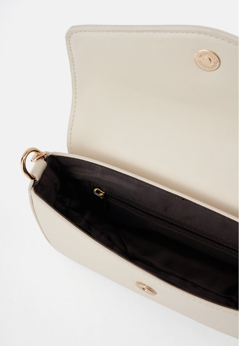 Crossbody-Tasche mit Kette VANJA - Beige