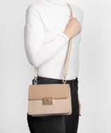 Crossbag Tricolor Pitea in Stone Shades