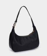 Schultertasche Svedala in Black/Gold