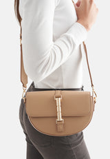 Crossbody Tasche Loviisa in Coffee & Cream