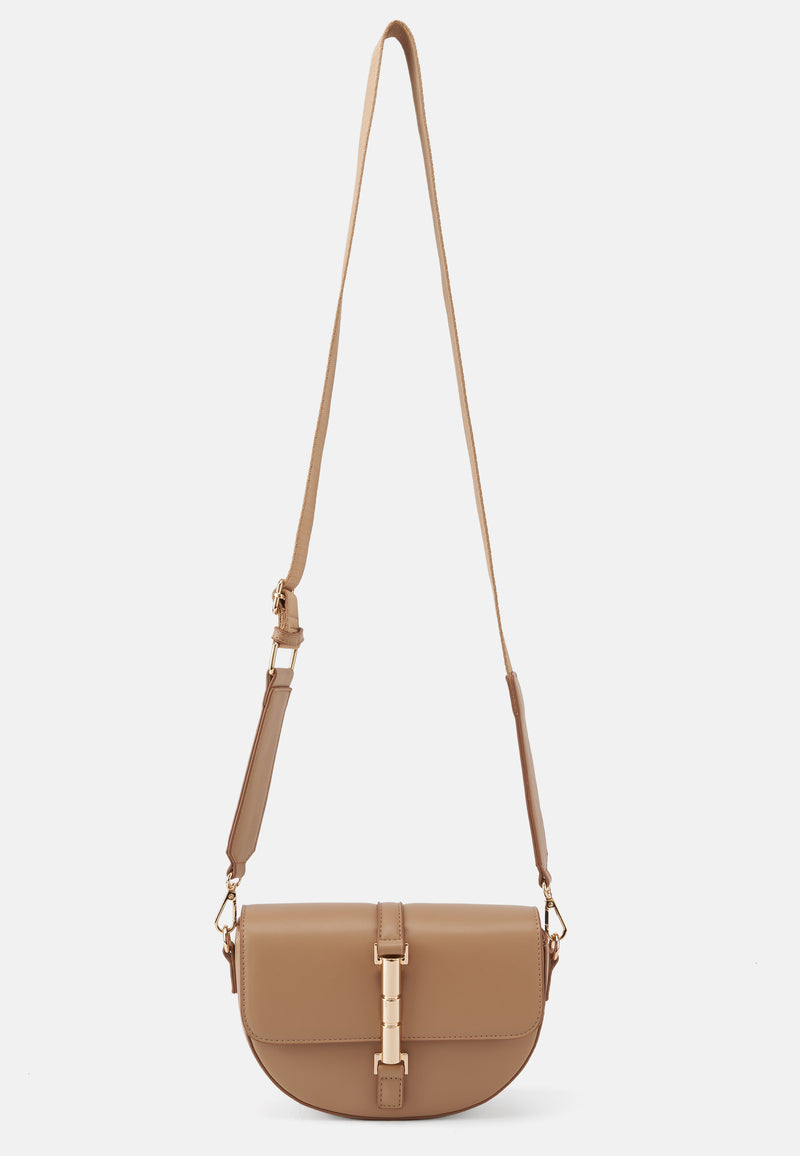 Crossbody Tasche Loviisa in Coffee & Cream