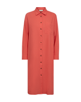 Leinenkleid Lava in Coral