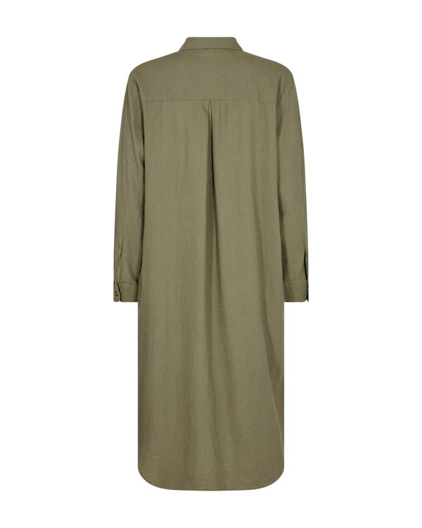 Leinenkleid Lava in Grün