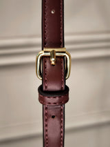 Crossbody Tasche Nellim in Oxblood/Gold