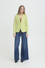 Kate Jersey Blazer in Lily Green
