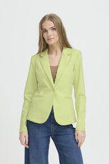 Kate Jersey Blazer in Lily Green