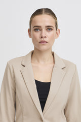 Kate Jersey Blazer in Doeskin