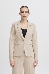 Kate Jersey Blazer in Doeskin
