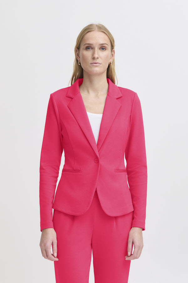 Jersey-Blazer in Pink – Baumwollmix, Modell Kate