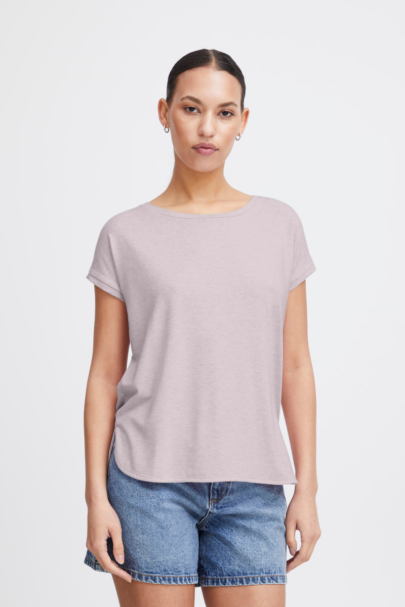 T-Shirt Rebel Short Sleeve in Pink Lady