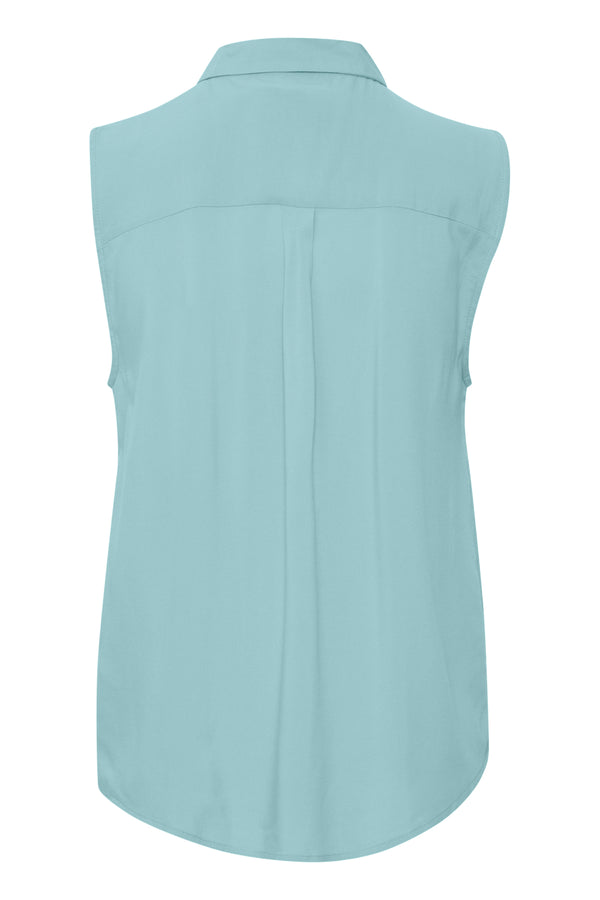 Bluse Main in Nile Blue