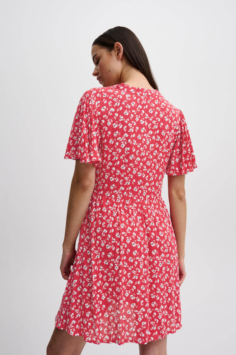 Kleid Marrakech in Raspberry Wine Flower