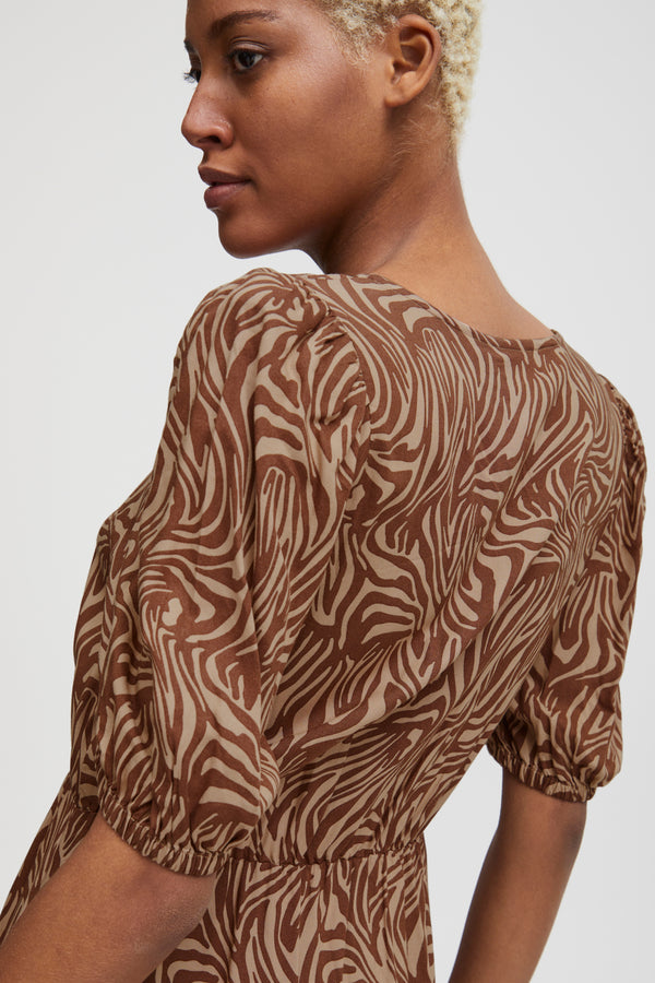 Kleid Rita in Animal Natural