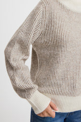 Pullover Kamara Stripe in Fungi