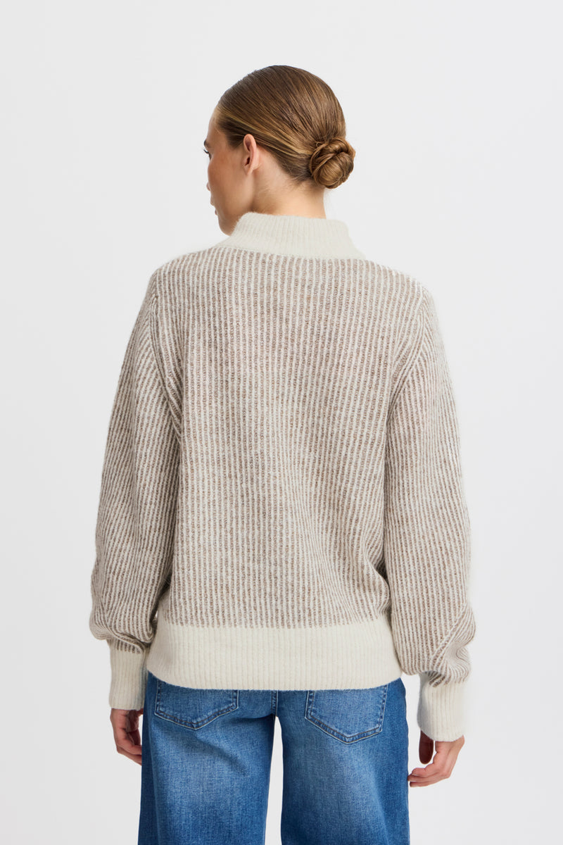 Pullover Kamara Stripe in Fungi