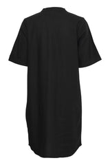 Leinenkleid Lino in Schwarz