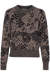Pullover Meleo in Dark Fungi Snake