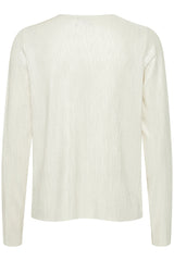 Langarmshirt Mathilde in Champagne Silver