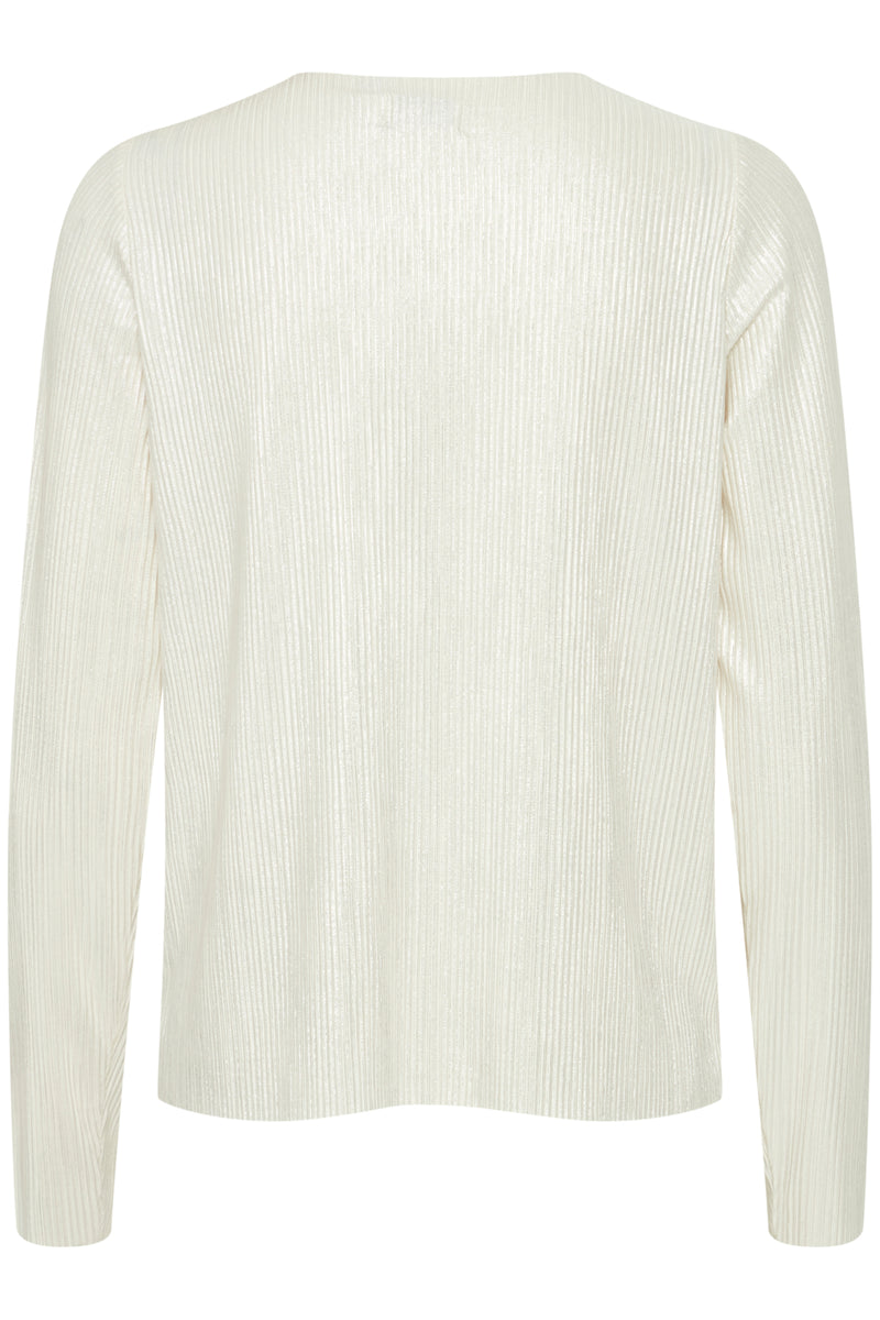 Langarmshirt Mathilde in Champagne Silver