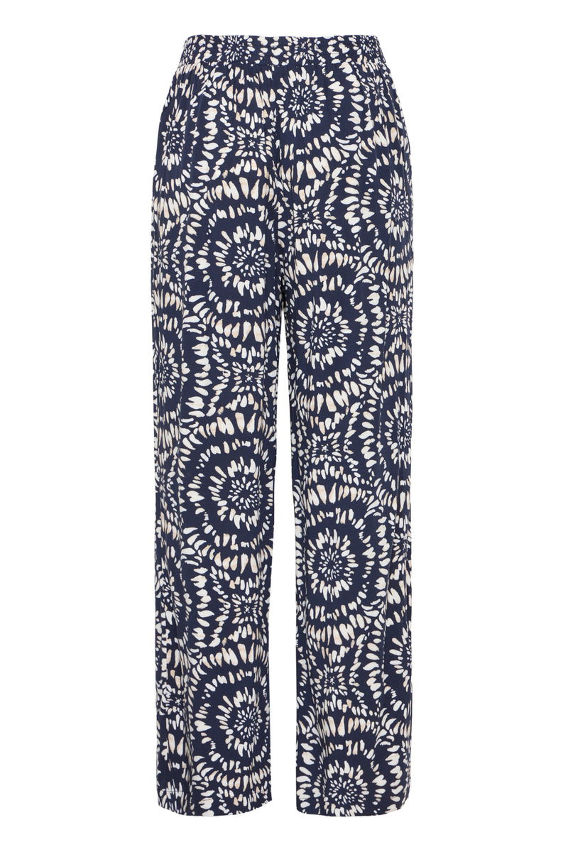Gemusterte Sommerhose aus Viskose - Modell Aya