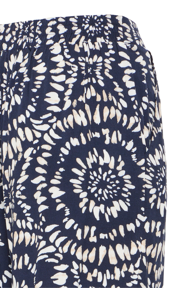 Gemusterte Sommerhose aus Viskose - Modell Aya