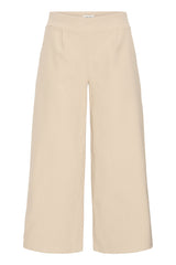 Jersey-Culotte in Beige – Baumwollmix, Modell Kate Denerim