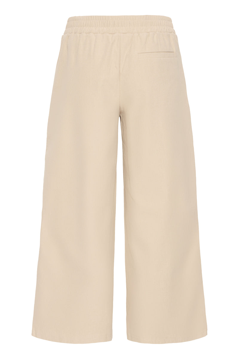 Jersey-Culotte in Beige – Baumwollmix, Modell Kate Denerim