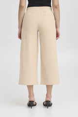Jersey-Culotte in Beige – Baumwollmix, Modell Kate Denerim