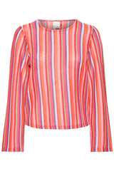 Longsleeve Libella in Multi Stripe