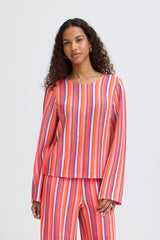 Longsleeve Libella in Multi Stripe