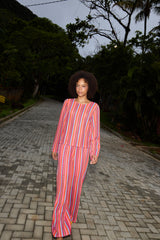 Longsleeve Libella in Multi Stripe