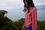 Longsleeve Libella in Multi Stripe