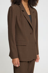 Blazer Fava Long BL in Slate Black Melange