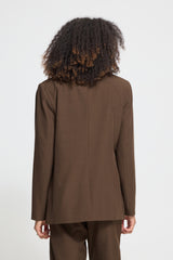 Blazer Fava Long BL in Slate Black Melange