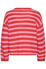 Strickpullover Blush LS in Poinsettia