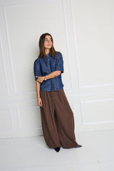 Hose Fava Harem in Slate Black Melange