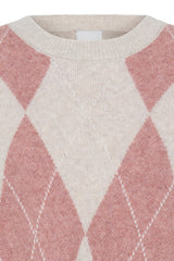 Pullover Fenster LS in Oatmeal