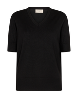 Feinstrick Shirt Katie in Schwarz