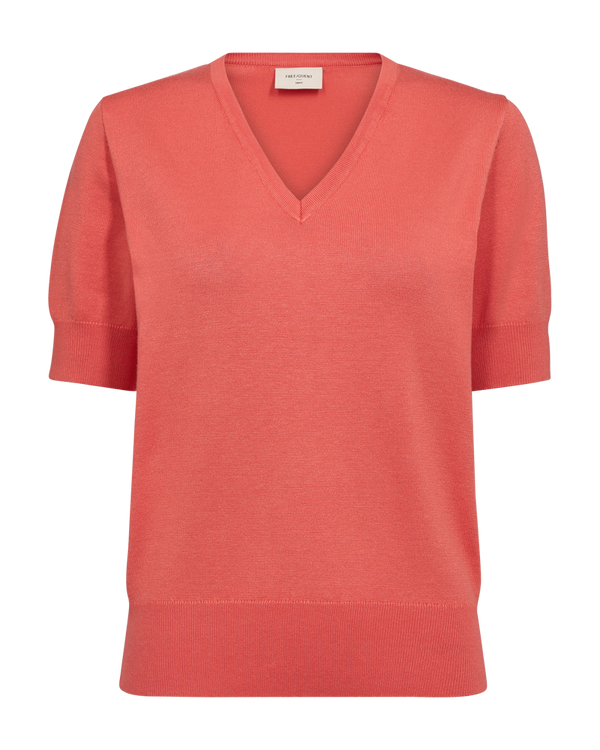 Feinstrick Shirt Katie in Coral